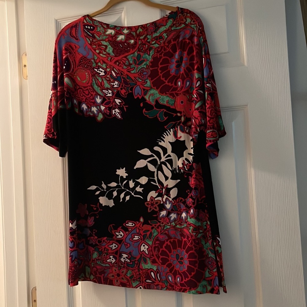 Chicos travelers cowl neck half sleeve tunic - Picture 2 of 5